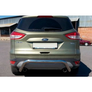 Задня дуга AK007 (нерж) Ford Kuga 2008-2013 рр. фото 1