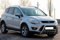Ford Kuga 2008-2013 рр. Кенгурятник WT002 (нерж.) фото 3