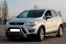 Ford Kuga 2008-2013 рр. Кенгурятник WT002 (нерж.) фото 2
