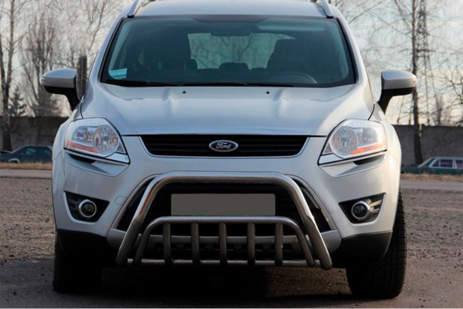 Ford Kuga 2008-2013 рр. Кенгурятник WT002 (нерж.) Image