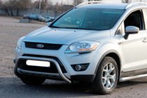 Ford Kuga 2008-2013 рр. Кенгурятник WT007 (нерж.) фото 1