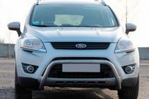 Ford Kuga 2008-2013 рр. Кенгурятник WT007 (нерж.) фото 2