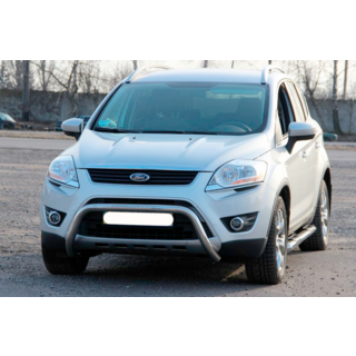 Кенгурятник WT007 (нерж.) фото 3