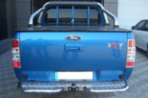 Ford Ranger 2007-2011 рр. Задні кути AK003 (2 шт., нерж.) фото 1