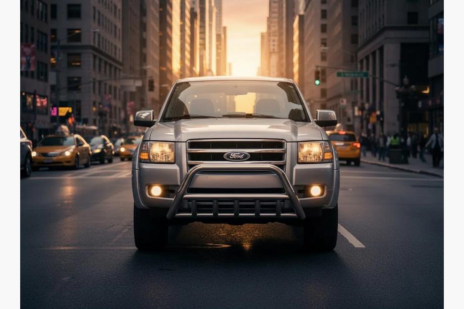 Ford Ranger 2007-2011 рр. Кенгурятник WT003 (нерж) Image