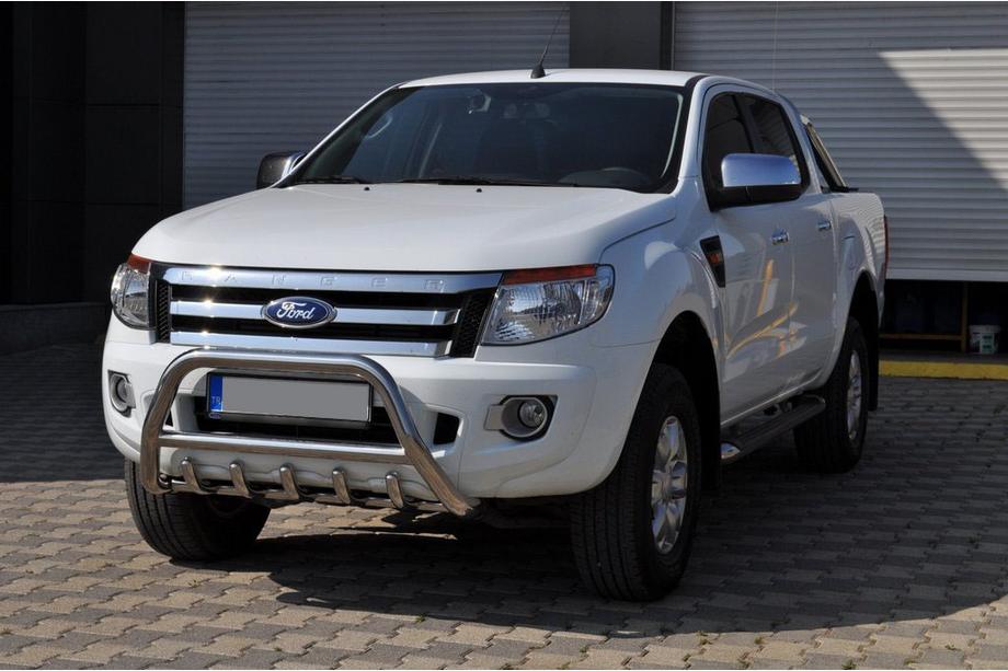 Ford Ranger 2011-2022 рр. Передній захист WT003 (нерж.) Фото 2