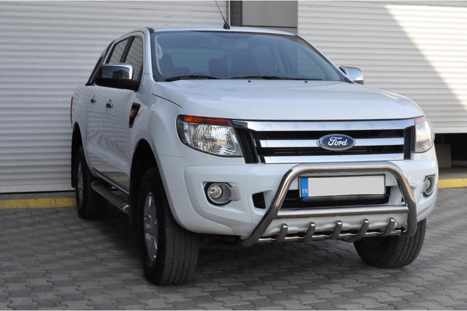 Ford Ranger 2011-2022 рр. Передній захист WT003 (нерж.) Фото 3