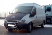 Ford Transit 2000-2014 рр. Кенгурятник WT002 (2006-2014, нерж.) фото 4
