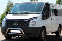 Ford Transit 2000-2014 рр. Кенгурятник WT002 (2006-2014, нерж.) фото 6