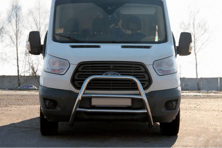 Ford Transit 2014- рр. Кенгурятник WT022 (нерж.) Image