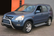 Honda CRV 2001-2006 рр. Кенгурятник WT005 (нерж.) фото 2