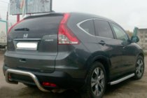 Honda CRV 2012-2016 рр. Задня дуга AK007 (нерж) фото 2