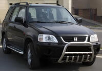 Honda CRV 1996-2001 рр. Кенгурятник WT003 нерж.) фото 1