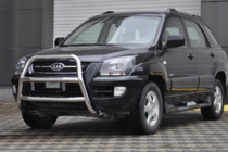 Kia Sportage 2004-2010 рр. Кенгурятник WT018 (нерж.) фото 1