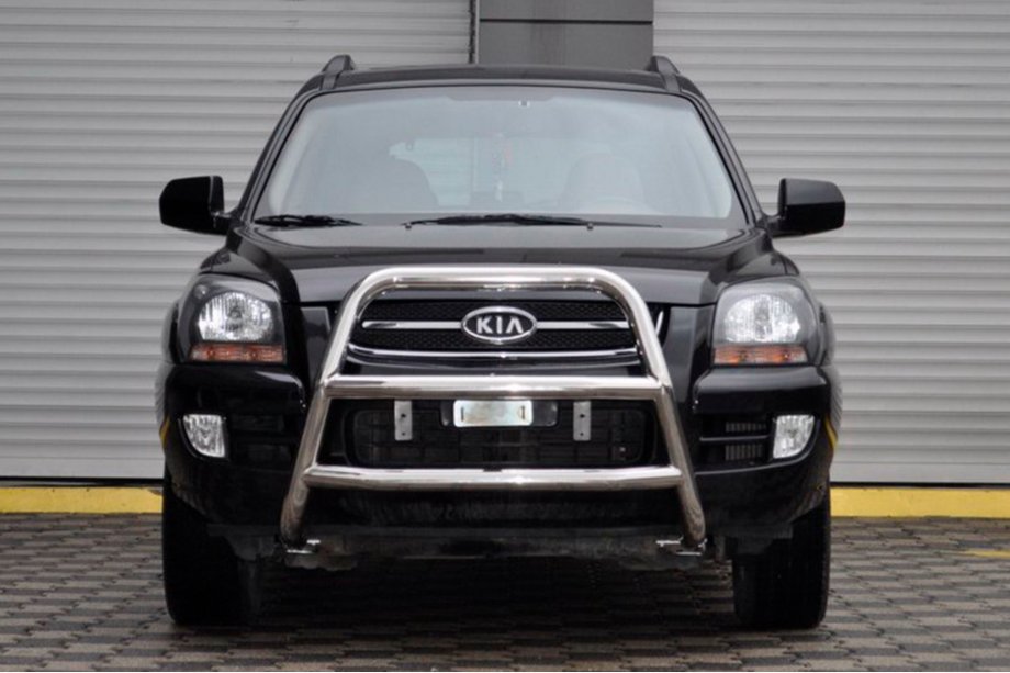Kia Sportage 2004-2010 рр. Кенгурятник WT018 (нерж.) Фото 3