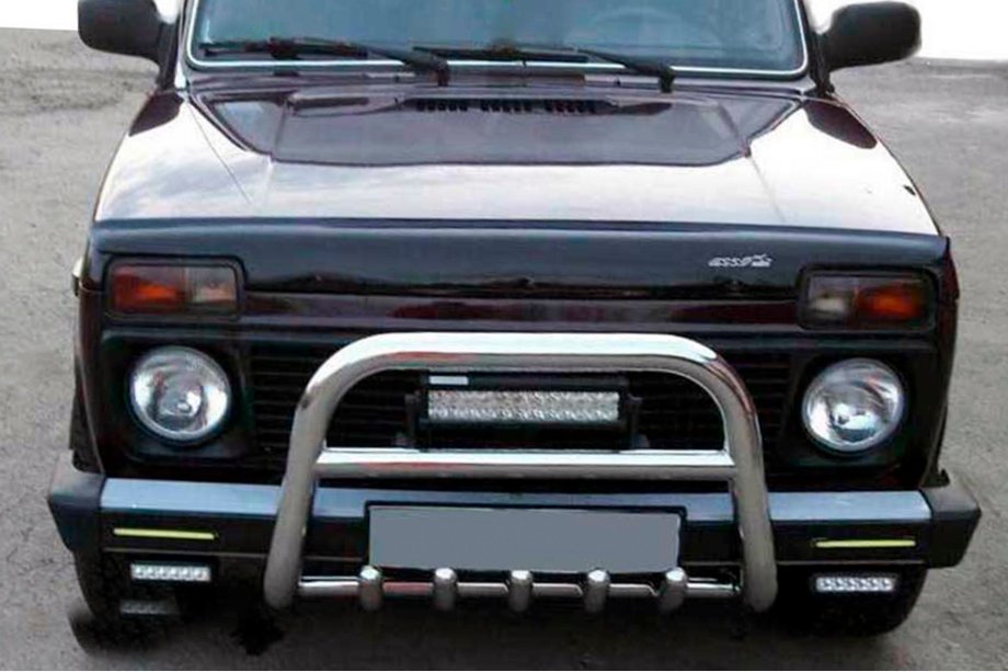 Lada Niva та Urban 1977- рр. Кенгурятник QT006 (нерж.) Image