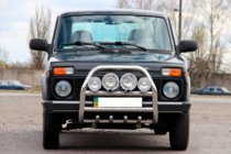 Lada Niva та Urban 1977- рр. Кенгурятник QT007 (нерж.) фото 2
