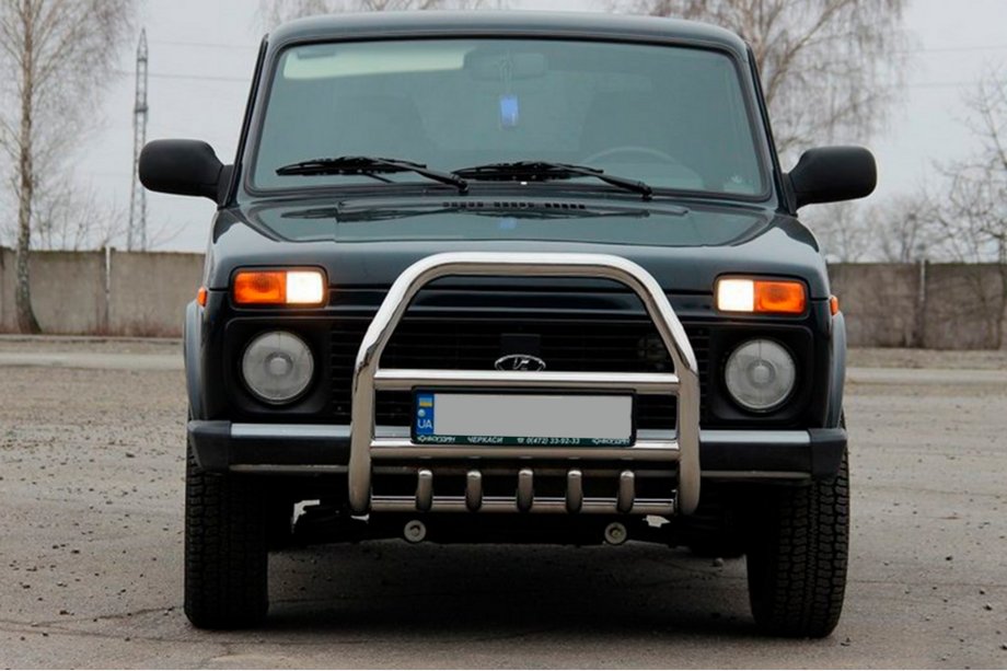 Lada Niva та Urban 1977- рр. Кенгурятник QT007 (нерж.) Image