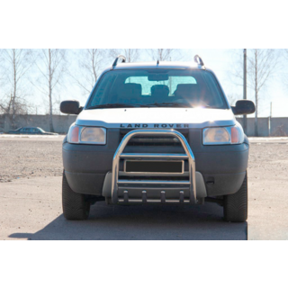 Кенгурятник QT007 (нерж.)