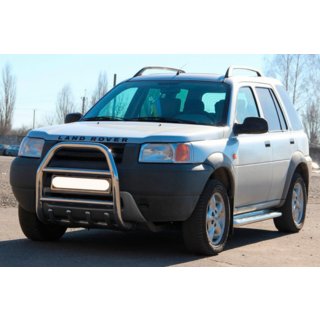 Кенгурятник QT007 (нерж.) Land Rover Freelander I 1997-2006 рр. фото 2