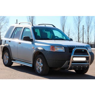 Кенгурятник QT007 (нерж.) Land Rover Freelander I 1997-2006 рр. фото 3