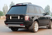 Range Rover III L322 2002-2012 рр. Задня дуга AK002-Подвійний (нерж.) фото 1