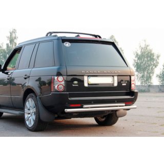 Задня дуга AK002-Подвійний (нерж.) Range Rover III L322 2002-2012 рр. фото 3