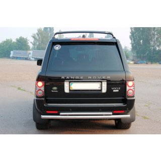 Задня дуга AK002-Подвійний (нерж.) Range Rover III L322 2002-2012 рр. фото 2