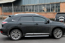 Lexus RX 2009-2015 рр. Бокові пороги Fullmond (2 шт, алюміній) фото 9