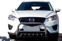 Mazda CX-5 2012-2017 рр. Передній захист WT021 (нерж.) фото 3