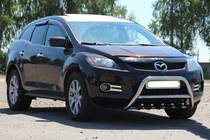 Mazda CX-7 2006-2012 рр. Передній захист WT003 (нерж.) фото 1