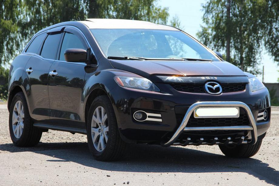 Mazda CX-7 2006-2012 рр. Передній захист WT003 (нерж.) Image