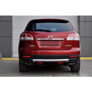 Задня дуга AK002 (нерж.) Mazda CX-9 2007-2016 рр. фото 1