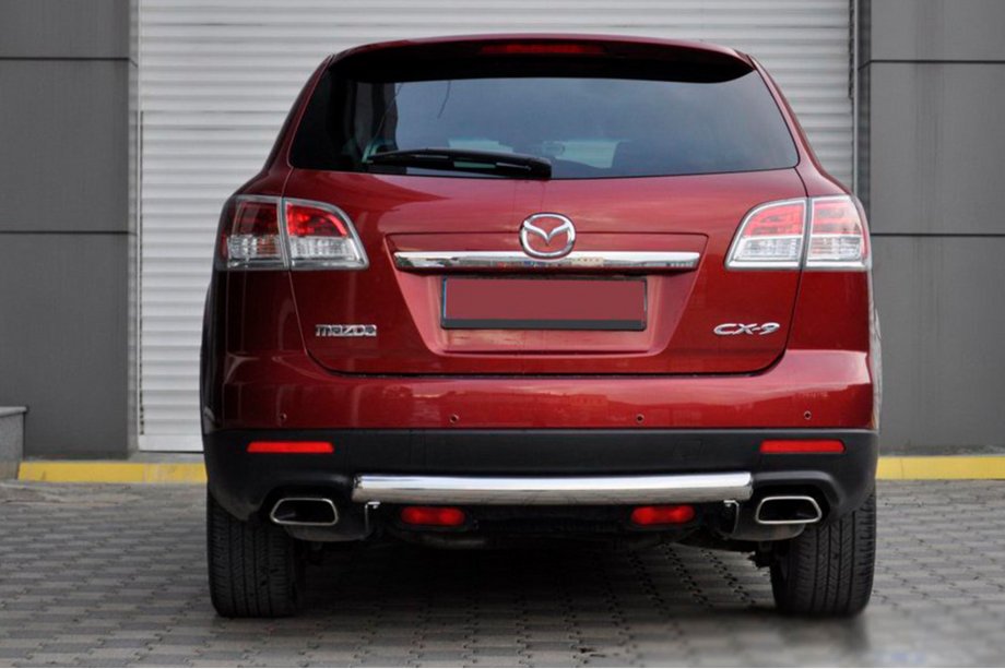 Mazda CX-9 2007-2016 рр. Задня дуга AK002 (нерж.) Image