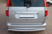 Mercedes Vaneo W414 2001-2005 рр. Кенгурятник задній (нерж.) фото 2