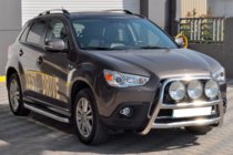 Mitsubishi ASX 2010-2023 рр. Кенгурятник WT018 (нерж.) фото 3