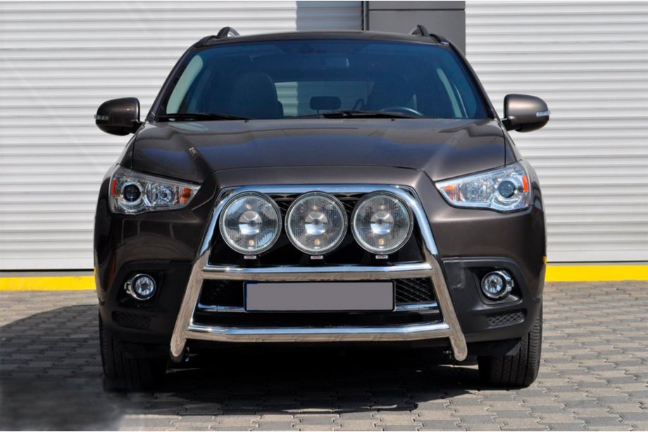 Mitsubishi ASX 2010-2023 рр. Кенгурятник WT018 (нерж.) Image
