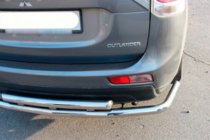 Mitsubishi Outlander 2012-2021 рр. Задня дуга AK004 (нерж) фото 4