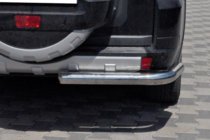 Mitsubishi Pajero Wagon IV 2006-2021 рр. Задня дуга AK003 (нерж.) фото 2