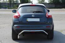 Nissan Juke 2010-2019 рр. Задня дуга AK007 (нерж) фото 7