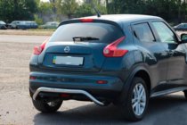 Nissan Juke 2010-2019 рр. Задня дуга AK007 (нерж) фото 1