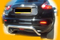 Nissan Juke 2010-2019 рр. Задня дуга AK007 (нерж) фото 9