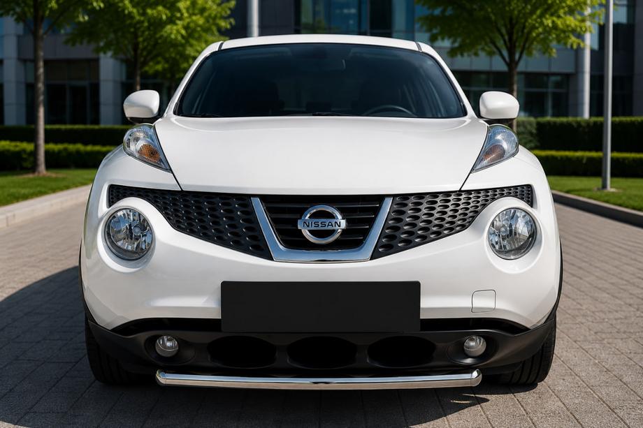 Nissan Juke 2010-2019 рр. Передній захист ST008-1 (нерж) Image