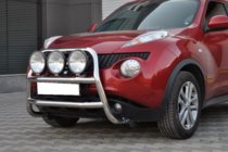 Nissan Juke 2010-2019 рр. Кенгурятник WT018 (нерж) фото 5