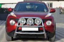 Nissan Juke 2010-2019 рр. Кенгурятник WT018 (нерж) фото 3