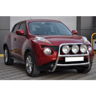 Кенгурятник WT018 (нерж) Nissan Juke 2010-2019 рр. фото 1