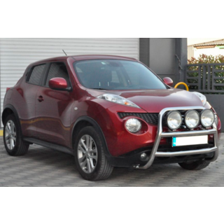 Кенгурятник WT018 (нерж) Nissan Juke 2010-2019 рр. фото 4