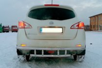 Nissan Murano 2008-2014 рр. Задня дуга AK (нерж) фото 2