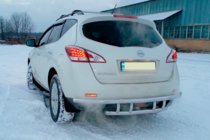 Nissan Murano 2008-2014 рр. Задня дуга AK (нерж) фото 3