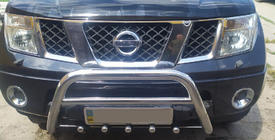 Nissan Navara 2006-2015 рр. Кенгурятник WT003 (нерж) фото 4